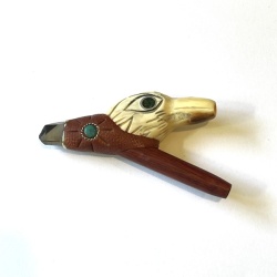 kuripe-petrified-crab-carved-smokey-quartz-chrysocolla-front