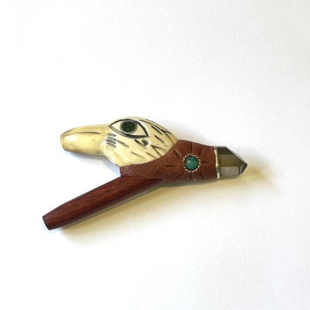 kuripe-petrified-crab-carved-smokey-quartz-chrysocolla