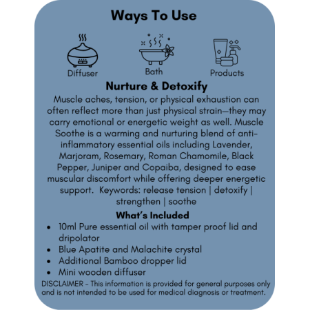 muscle-soothe-back-label-pure-oil-blend-nymea-aromatics-serenity-plus-bathurst