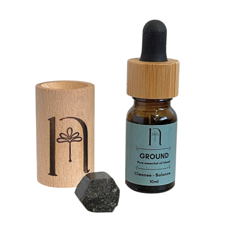nymea_aromatics_pure_oils_with_bamboo_dropper_cap_10ml_ground_with_black_tourmaline_crystal